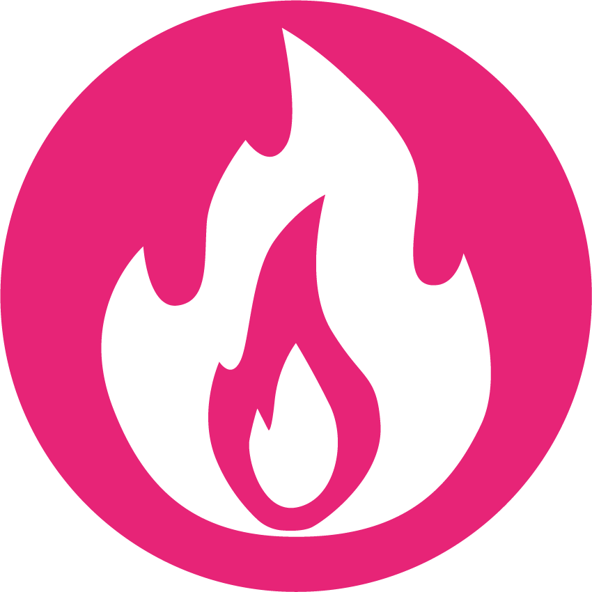Firetrap creative flame logo